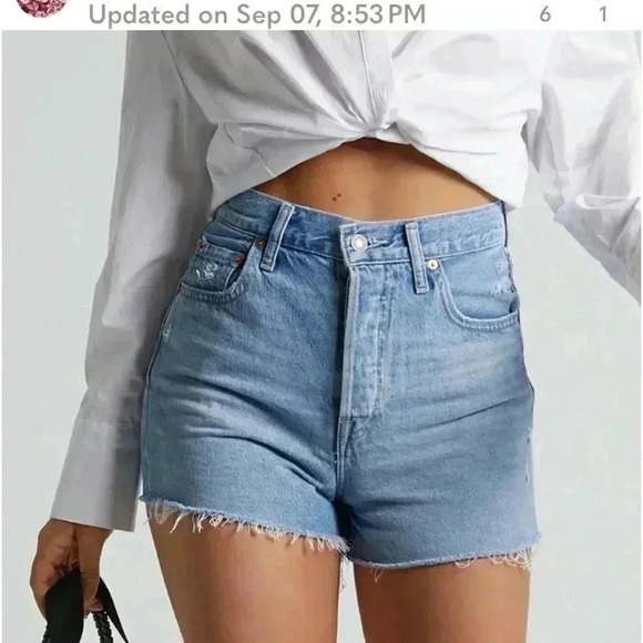 Levi's Ribcage Shorts Size 18 - Picture 2 of 11